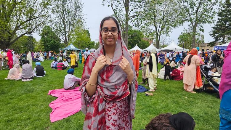 14-year-old, Simardeep Kaur Dhillon is happy to have a Nagar Kirtan in London. Prior to this, she and her family would have to travel to Brampton to celebrate the event. 