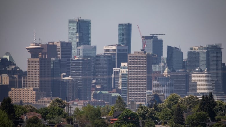 The skyline of Vancouver.