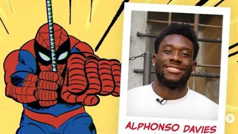 Former Vancouver Whitecap Alphonso Davies will voice the role of Spider-Man 67 in an upcoming film.