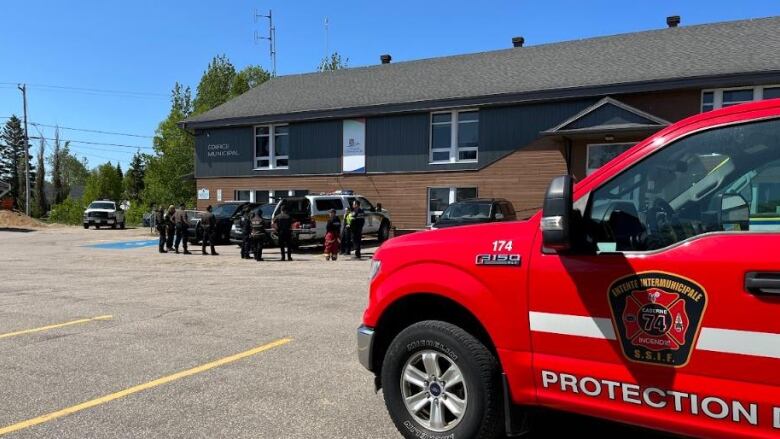 Four children have been found unresponsive and one man is missing after they went fishing in Portneuf-sur-Mer, pictured here last May, on Quebec's North Shore. Quebec provincial police say they believe the group was swept up by the rising tide in the St. Lawrence River Estuary.