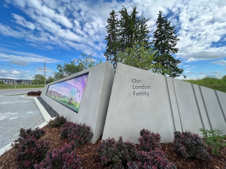 The Our London Family Memorial Plaza was built after the tragic deaths of four memebers of the Afzaal Family on June 6, 2021.