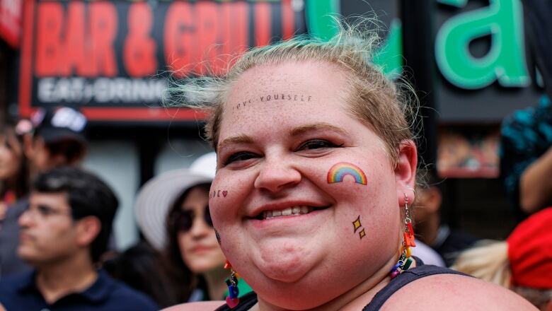 Revellers march down Torontos Yonge St. for the annual Pride parade on Jun. 26, 2022. Canadas largest Pride celebrate returned after a two-year pandemic-induced hiatus.