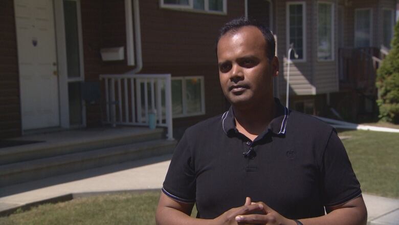 Edmonton home owner Tanzim Nasir