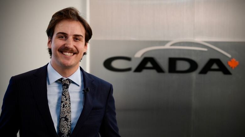 Charles Bernard is shown in this photo at the CADA offices in Ottawa