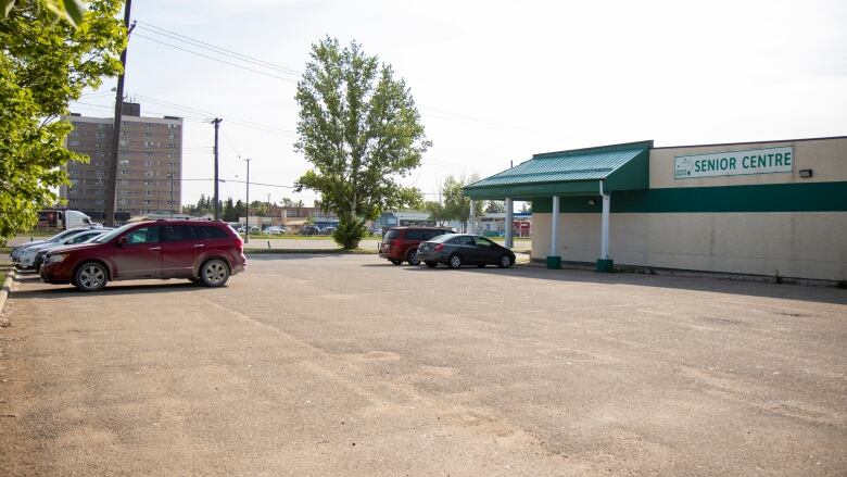 Cars in a parking lot