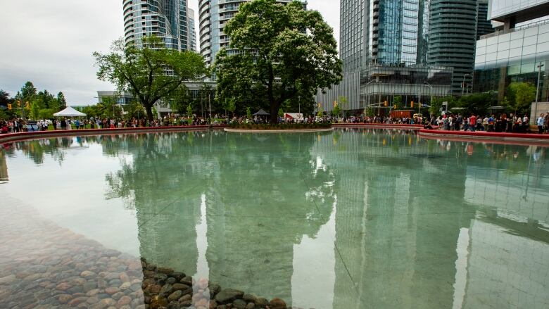 The city's vision behind Love Park was to create an oasis in the city. 