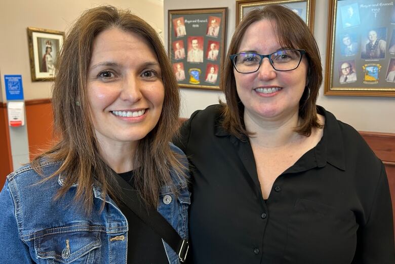 Wendy Gallant and Krista MacDougall at Summerside City Hall.