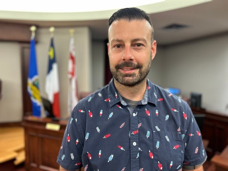 Justin Doiron, councillor for Ward 2 at Summerside City Hall.