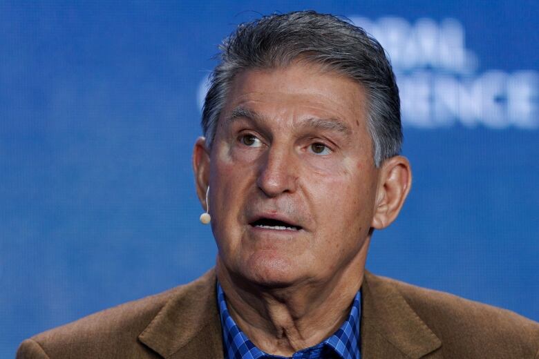 Closeup of Manchin