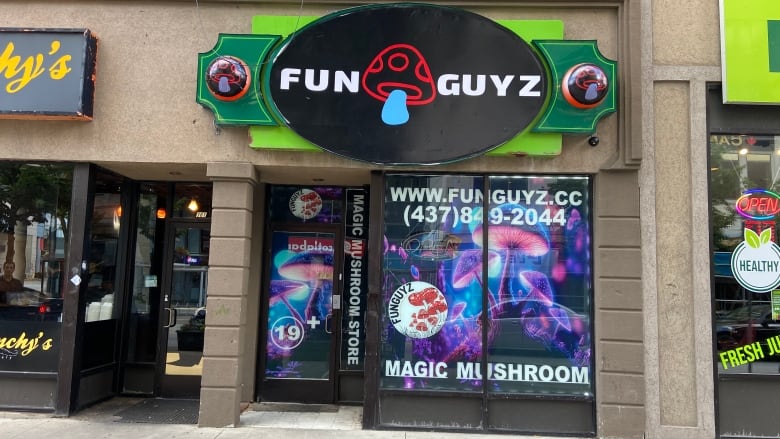 A magic mushroom store named FunGuyz opened its doors in Windsor, Ont., at the end of June. Some area residents and a local councillor have questions about the legality of the business.