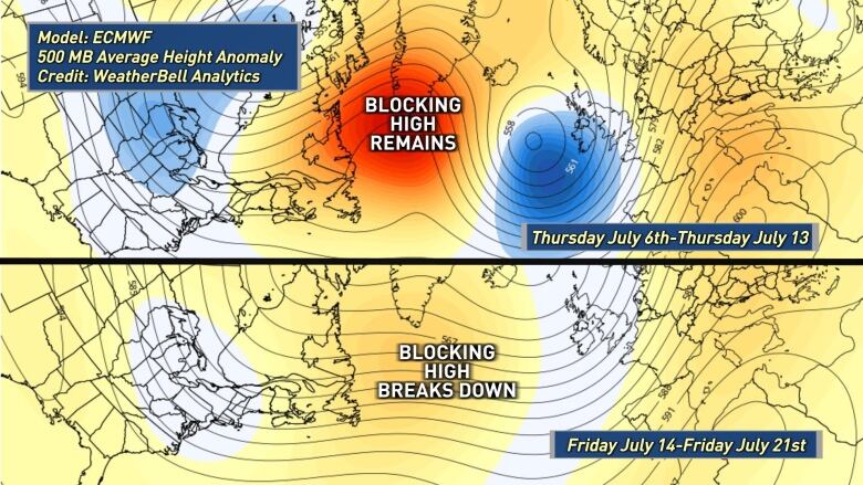 This weather model shows how the rain has been remaining in the forecast.