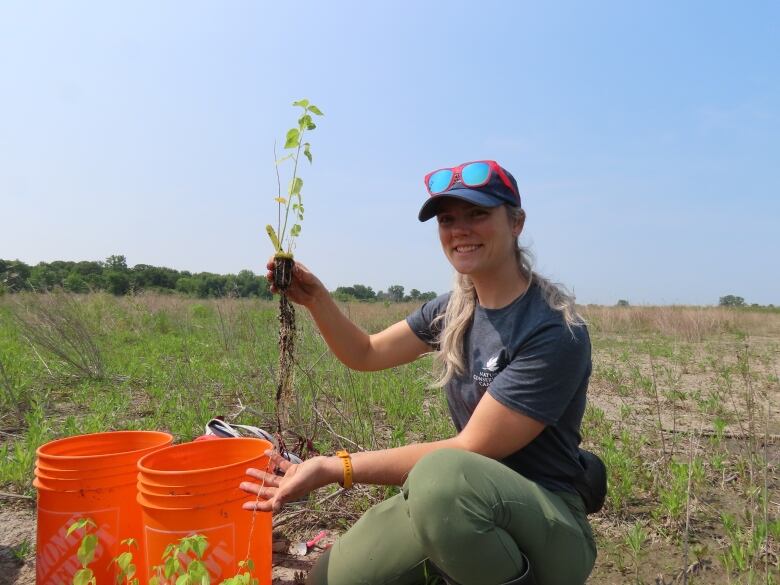 Jill Crosthwaite, conservation biology coordinator for the Nature Conservancy of Canada, works on various restoration projects in southern Ontario, including on Pelee Island.