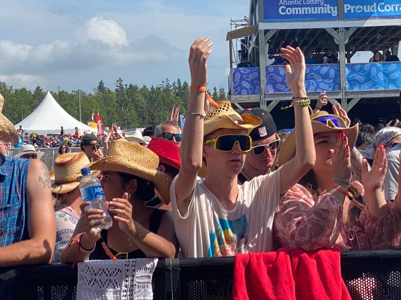 Fans at Cavendish Beach Music Festival.