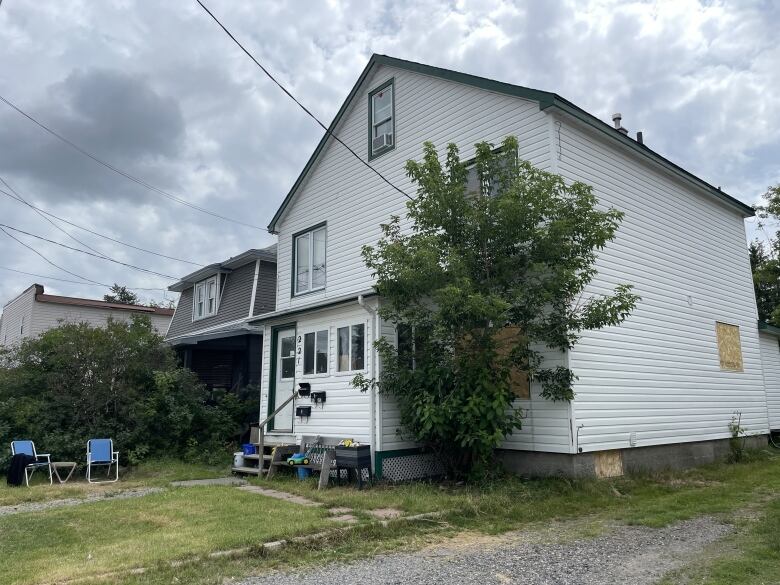 Picture of a house on a street