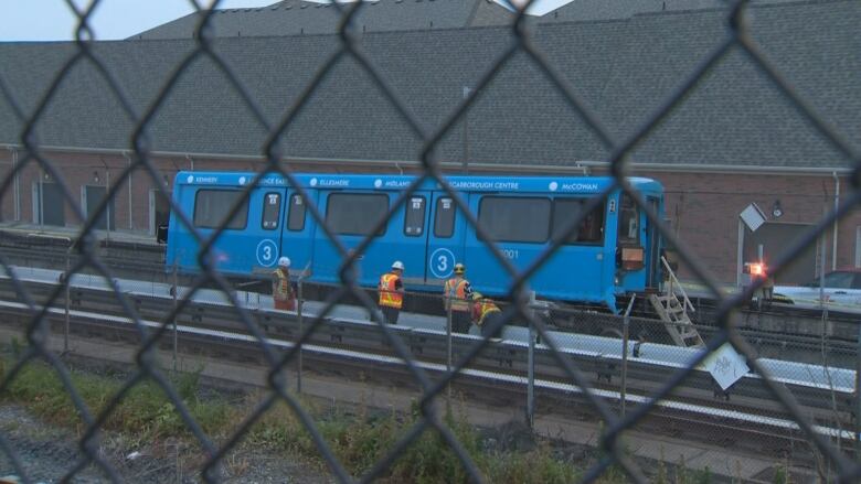 TTC derailed car