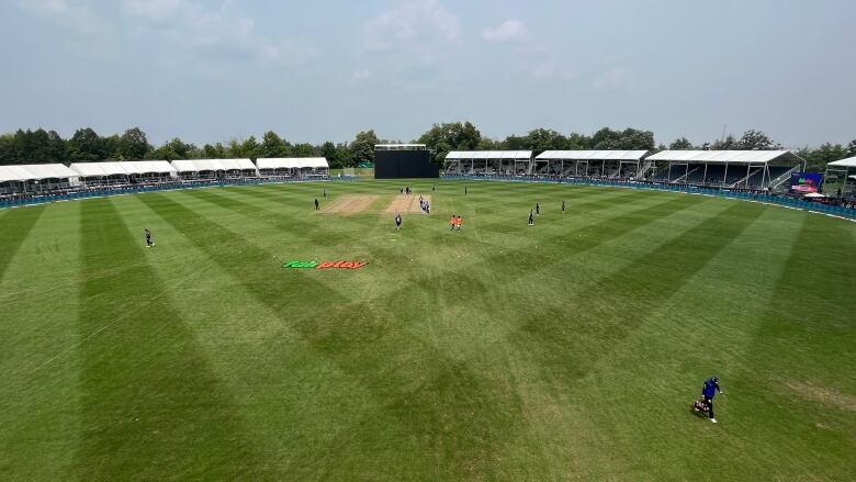 The TD Cricket Arena was built for the GT20 tournament, just adjacent to the CAA Centre in Brampton. 