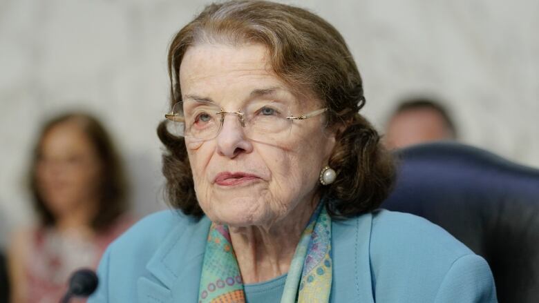 U.S. Senator Dianne Feinstein is seen speaking during a Senate Intelligence hearing in Washington, D.C.