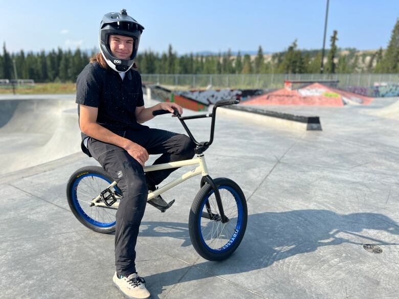 A.K. Nault has competed across North America and is considered one of Canada's best young BMX riders.