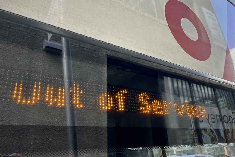 OC Transpo out of service August 4, 2023