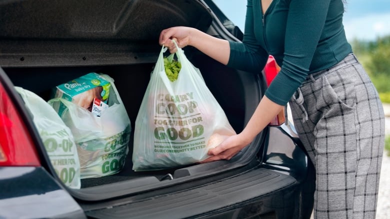 The Calgary Co-op is petitioning Ottawa to allow the use of these compostable bags.  