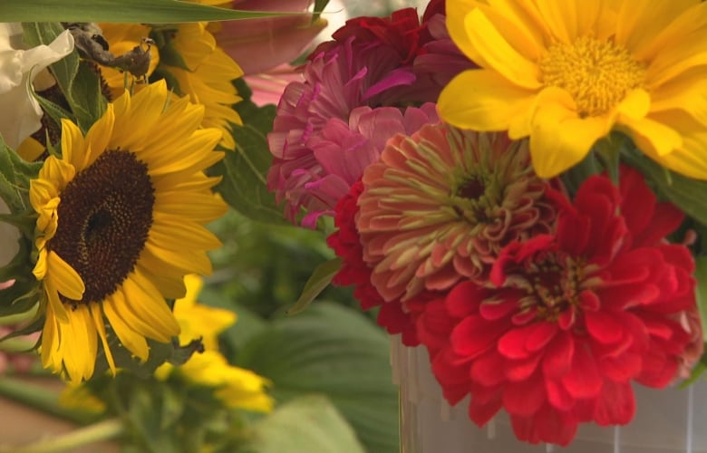 A flower bouquet.