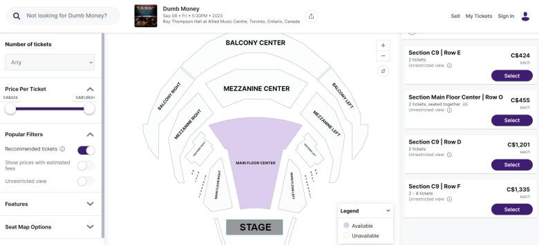 Tickets for Dumb Money are being resold on StubHub for more than $1,300. 