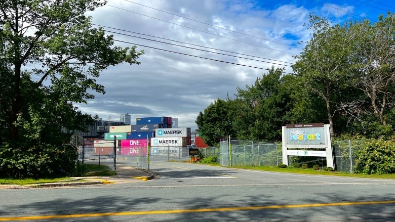 The entrance to the Halifax Seaport that is closest to Point Pleasant Park.