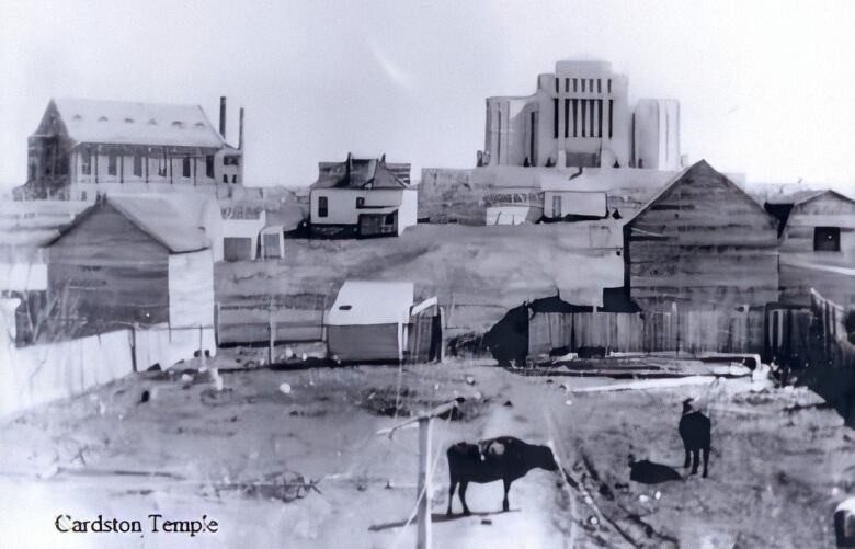 The temple in Cardston. 