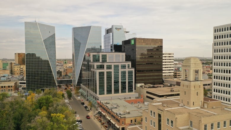 Skyline of downtown Regina.