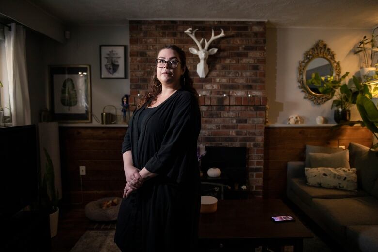 Cassandra LaCroix, make-up artist, is pictured at her home in Vancouver, B.C, on Thursday, September 7, 2023.