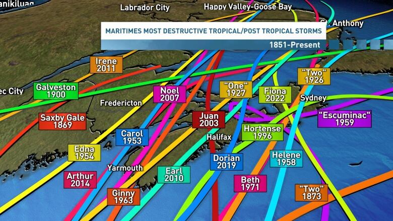 While Lee was was impactful it didn't bring the widespread destruction that these previous storms have. 