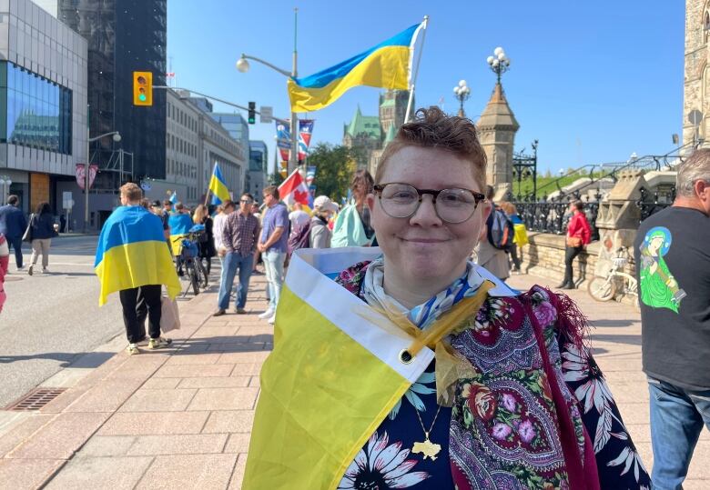 Ukrainian Jessica Antihony from Quebec City says it's her dream to meet Vlodimir Zelenskyy one day.