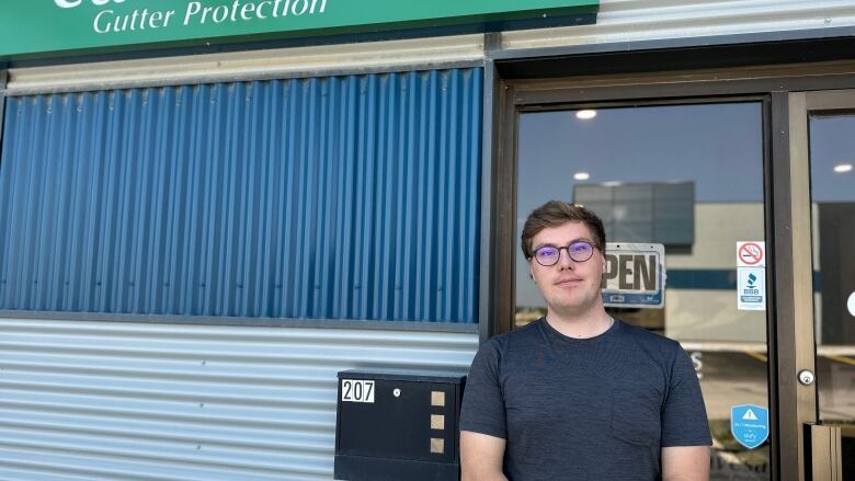 Nicholas Waldram, 28, says he will have to lay off some of his employees after a trailer worth more than $40,000 in equipment and tools were stolen from outside his business, Eavesafe Gutter Protection in southwest London. 