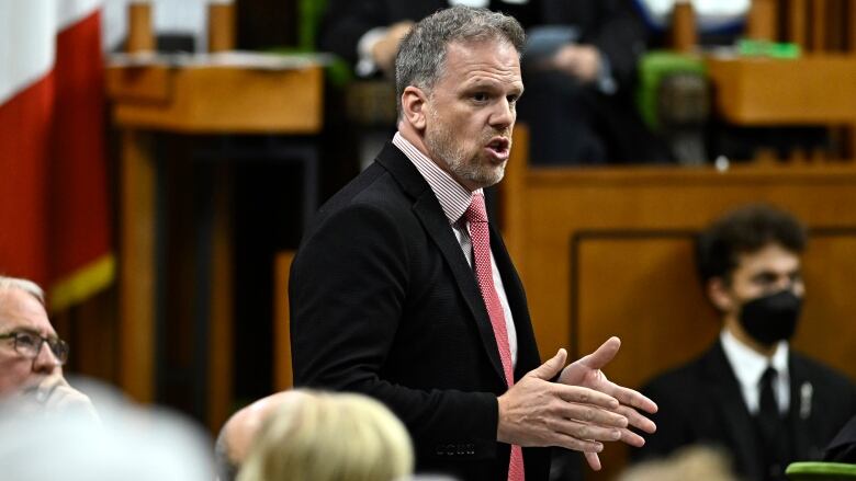 Minister of Health Mark Holland rises during Question Period in the House of Commons on Parliament Hill in Ottawa on Monday, Sept. 25, 2023.