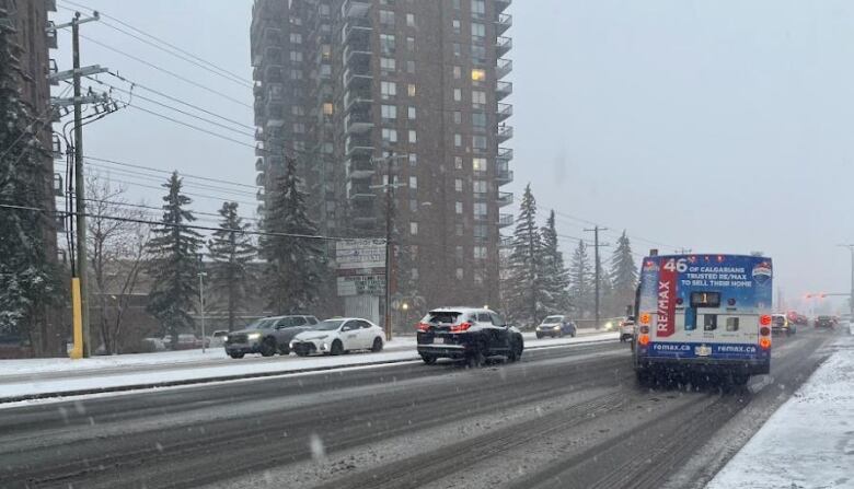 cars on a road