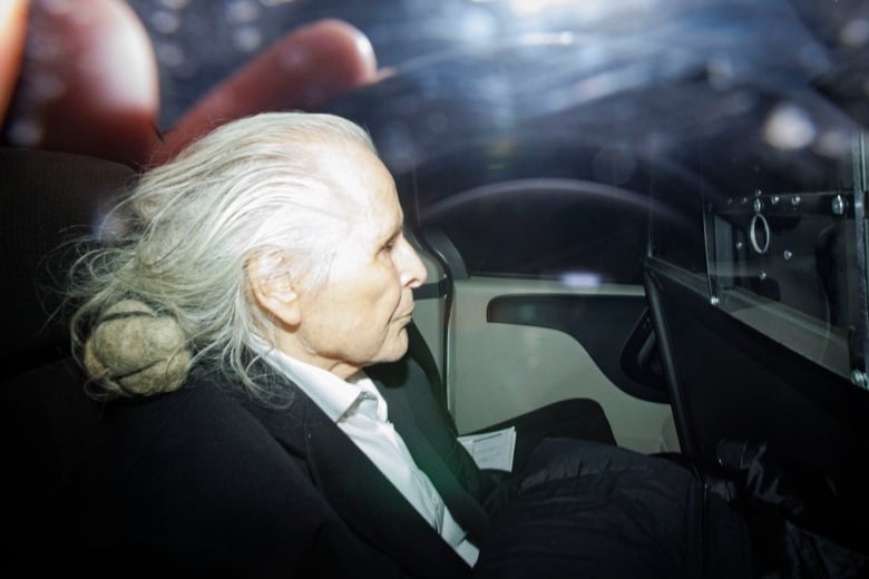 Peter Nygard is driven from a Toronto court on Oct. 24, 2023, after hearing testimony in the former fashion moguls sexual assault trial.