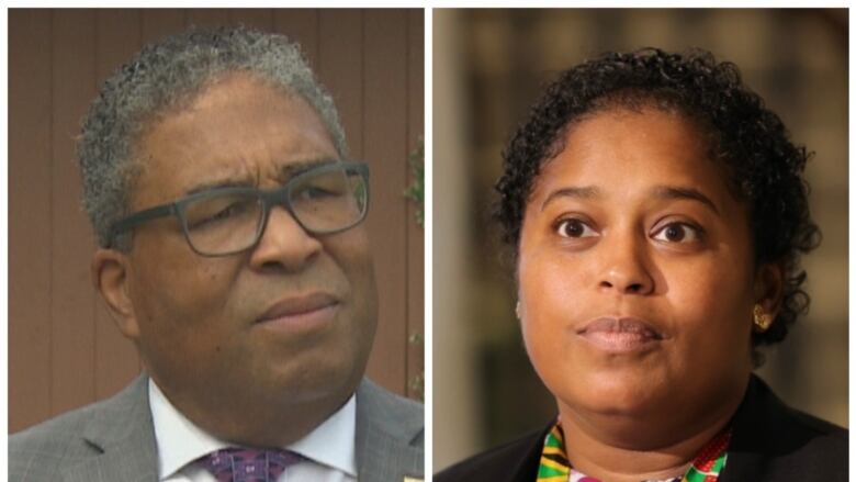 A split photo shows two Black Nova Scotian MLAs.