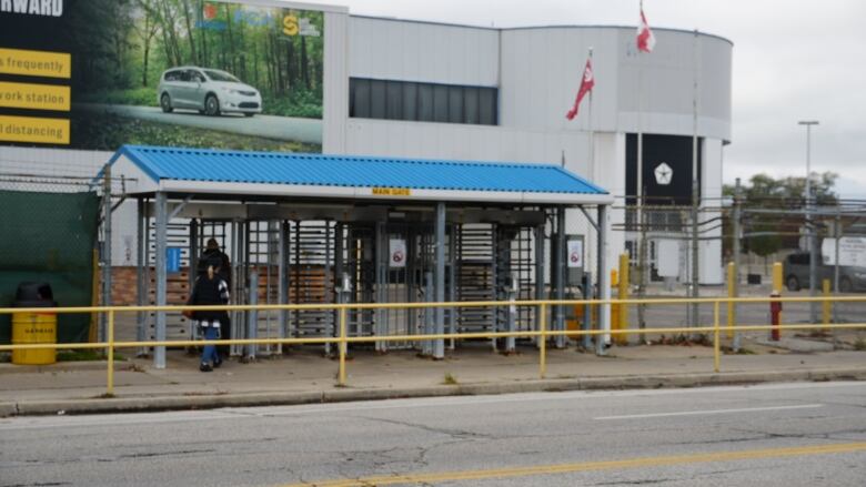 Employees roll into the Stellantis Windsor assembly plant just hours after a short-lived strike ended between the automaker and Unifor.