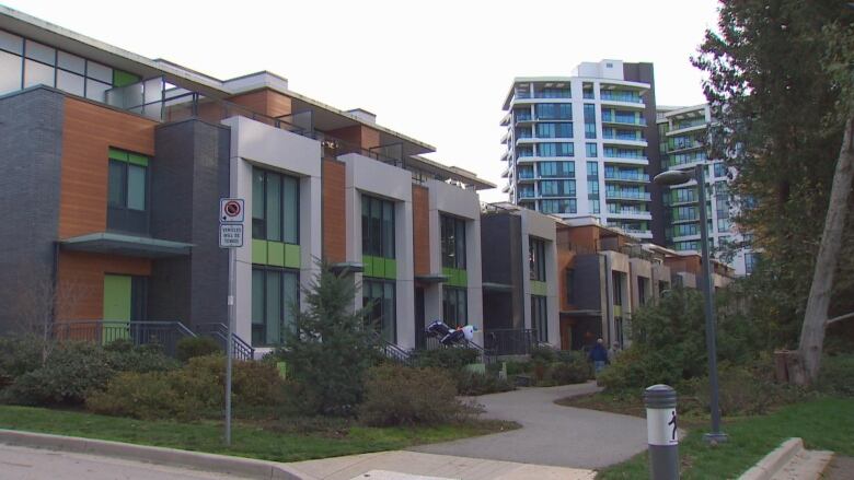 Most of UBC's new developments are a mix of townhomes and condos, which the university keeps control of through 99-year leases. 