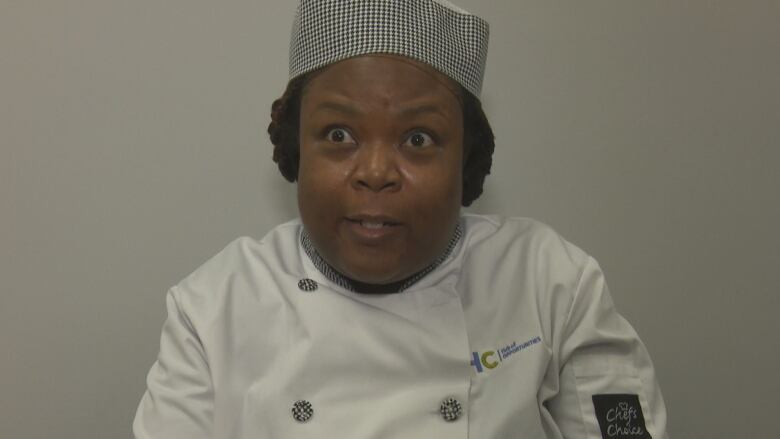 Crystal Grace is a chef training cook at the UHC Hub of Opportunities in Windsor, Ont.