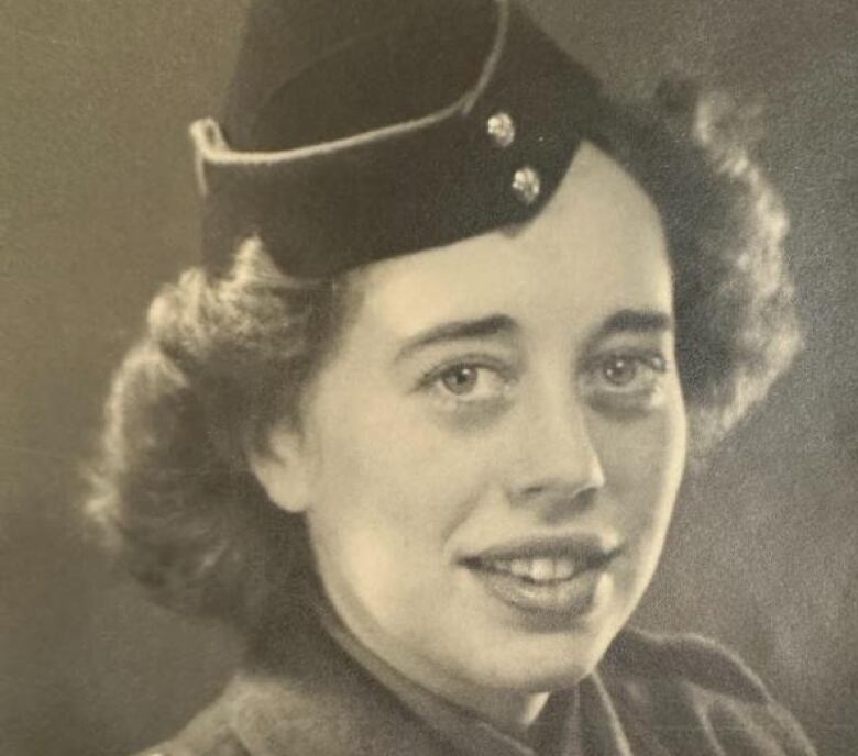 Betty Phipps in uniform when she was 19 years old