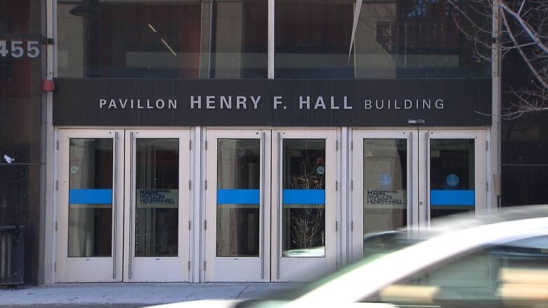 Doors to a building