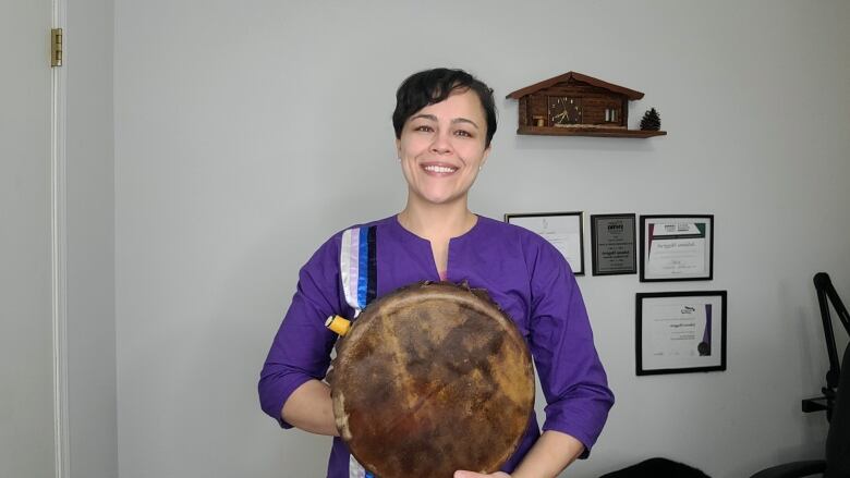 Julianna Maggrah joined a drum group to seek more cultural connection to her Indigenous roots.