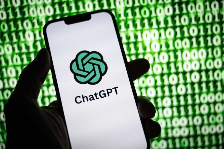 This illustration photograph taken on October 30, 2023, shows the logo of ChatGPT, a language model-based chatbot developed by OpenAI, on a smartphone in Mulhouse, eastern France. 