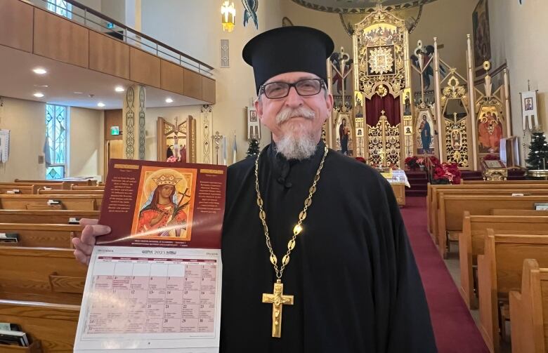 Father Eugene Maximiuk of Holy Trinity Ukrainian Orthodox Metropolitan Cathedral in Winnipeg says he is looking forward to celebrate Christmas on Dec 24 and 25 with the rest of the world. But to accommodate pre-existing plans by many members, it will also hold its traditional celebration on Jan. 7.