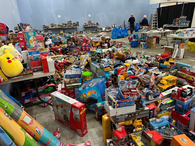 A room filled with toys.