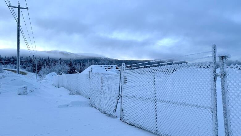 An industrial area near the proposed drill sites near Mount Sima road in Whitehorse. 