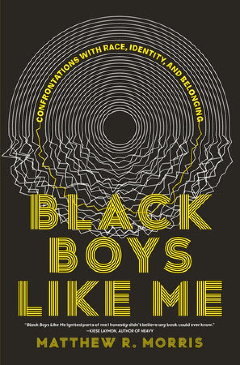 Black Boys Like Me by Matthew R. Morris. Illustrated book cover of a vinyl record.