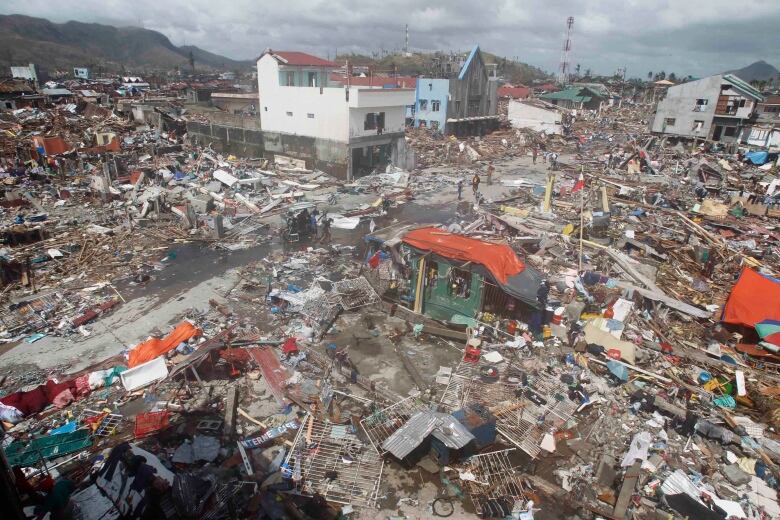 Thousands of homes are destroyed after super Typhoon Haiyan battered Tacloban city, central Philippines November 10, 2013.