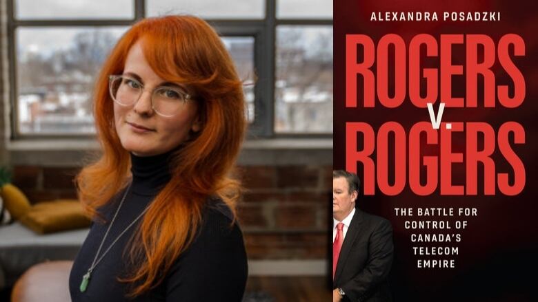 A collage featuring a headshot of a woman smiling at the camera, and the cover of her book.